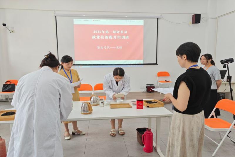 祁门县举办2025年首期评茶员培训班
